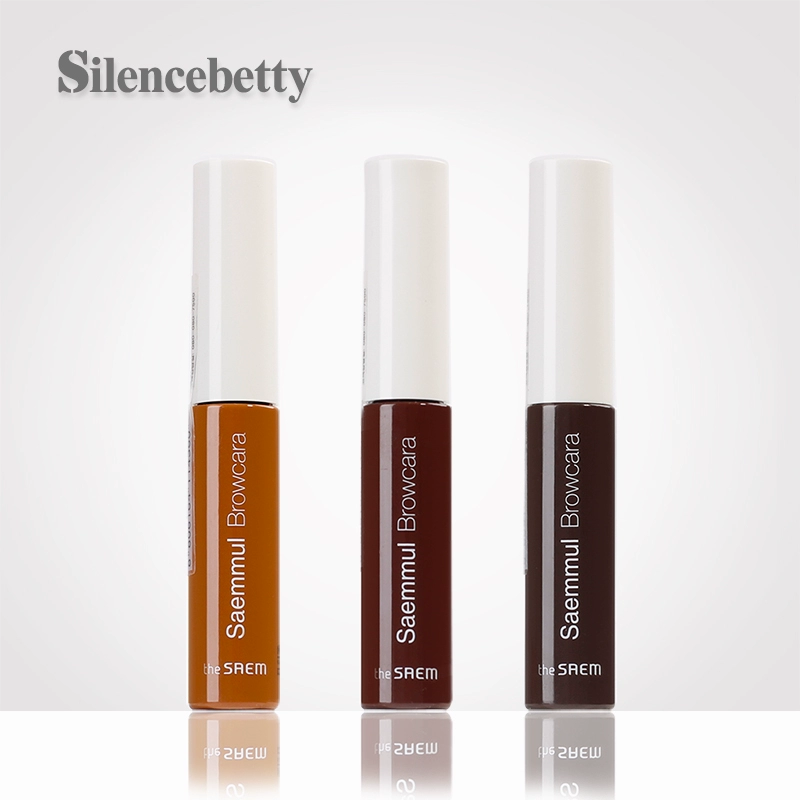 Hàn Quốc The Saem có kem kẻ mày tươi, chì kẻ mày dạng lỏng chống thấm nước và mồ hôi, keo kẻ mày dạng lỏng không lem - Bút chì lông mày / Bột / Stick