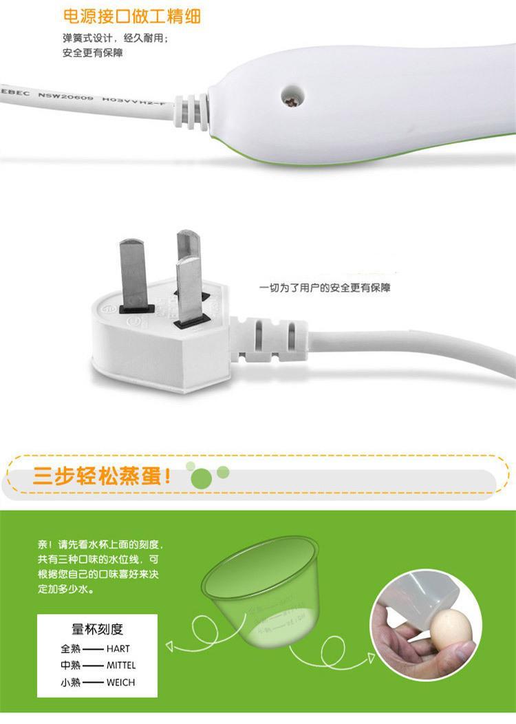Mới gấu trúc ký túc xá thiết bị nhỏ điện nhỏ nấu trứng cắm điện hấp trứng nhỏ nồi chảo nhỏ - Nồi trứng nồi lẩu mini nhật bản
