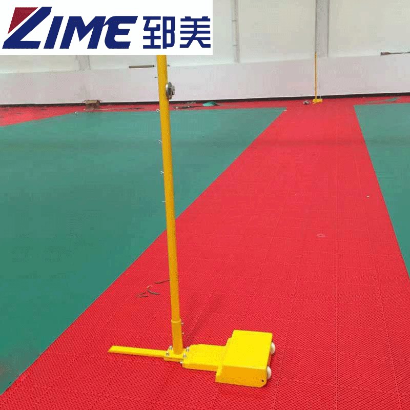 Mobile standard badminton net rack ABS badminton post badminton rack standard mesh post cast iron badminton