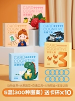 [5 ящиков с большими картами] Животные+фрукты и овощи+символы+трафик+числа (увеличение утолщения)