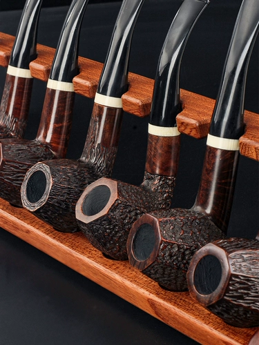 8-битная однослойная стойка для труб из цельного дерева Shubili, стойка для труб из цельного дерева, витрина, мужская декоративная стойка для труб из цельного дерева