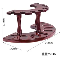 8-позиционная полукруглая боевая рамка из палисандра