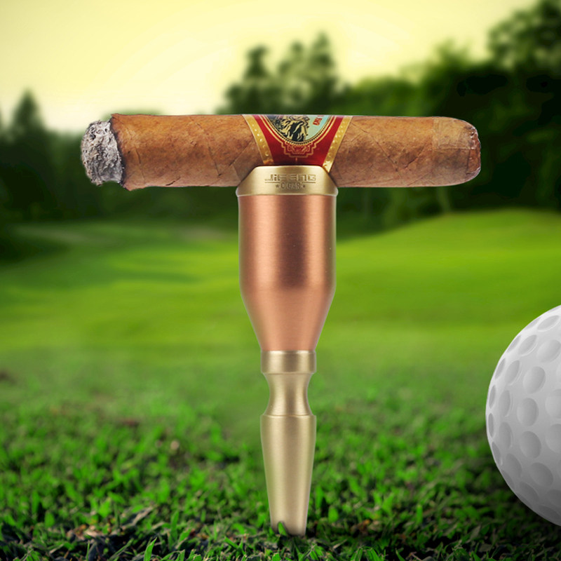 Monsoon cigar holder golf cigar holder metal pure copper cigar tool portable outdoor special cigar holder