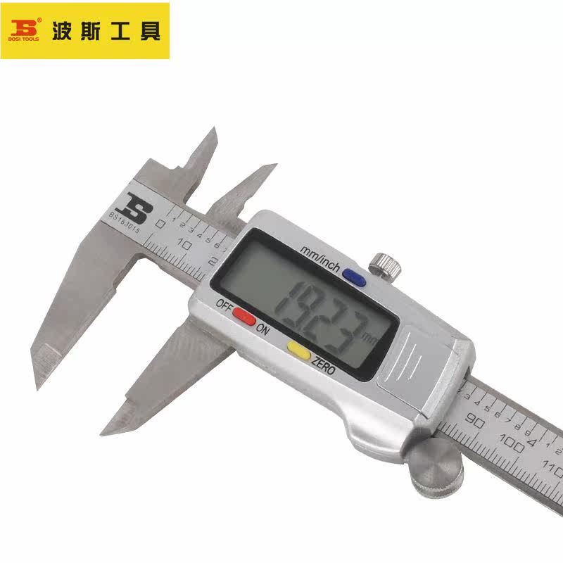 Persian stainless steel electronic number of graphics cards Ruler Cruise scale 0-150mm BS163015 guaranteed