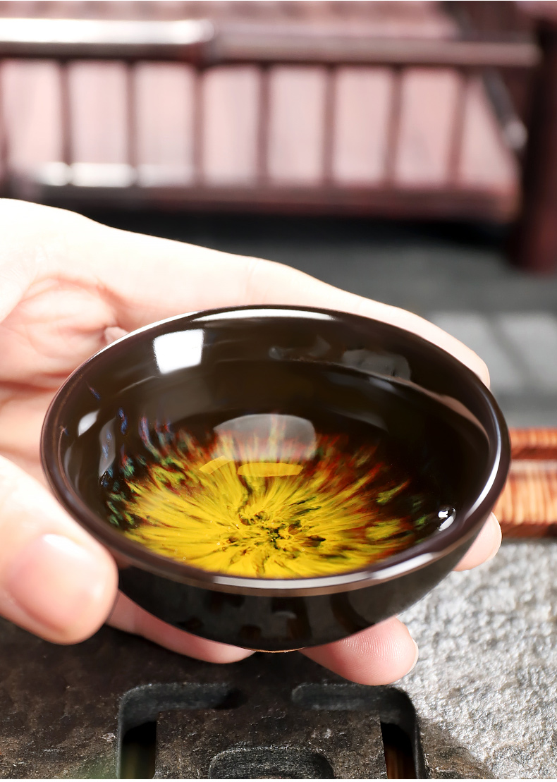 Variable kung fu noggin built a single lamp sample tea cup ceramic household masters cup single tea cup, bowl is Japanese