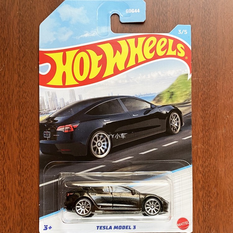 Hot Wheels Porsche Tesla Model 3 Alloy Sports Car Maodou Mo Dou Jaguar Modern Classic Gdg44