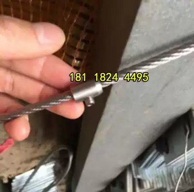 Stainless steel column railing Wire rope sheath sleeve Lock cap lock sleeve Lock buckle Wire rope tightening sleeve