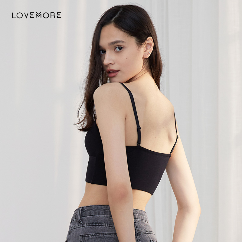 Lovemore undrealed vẻ đẹp trở lại vòng thép một mảnh đồ lót tam giác tách mỏng sexy girl áo ngực.