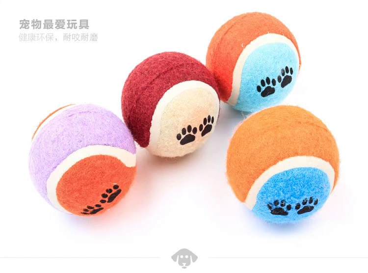 Pet tennis đào tạo cắn bóng mèo chó câu đố bóng đồ chơi mol cắn bảo vệ môi trường không phai