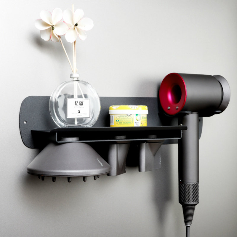 Buy Suitable for Dyson hair dryer bracket wall free punching hair blow ...