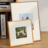 Картина из алюминиевого сплава в рамке с узкими краями, настенная подвеска на заказ, металлическая рамка, украшение любого размера, внешняя рамка формата А4, фоторамка