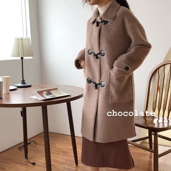 Áo khoác mùa đông và mùa đông của Hàn Quốc ulzzang2018 trong phần dài của chiếc áo khoác mỏng mỏng mới của Hàn Quốc áo hoodie nữ cute