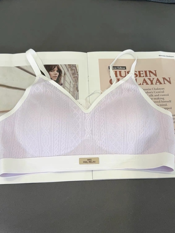 Aimeili 25 New Soft Support Bra Iii Generation No Underwire 3/4 Thin Hidden Hole Bra Im17Bza1 with Im23Bza1