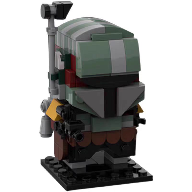Gainlax Moc-65926 Building Block Set Boba Fett Square-Headed Figure Star Wars Gift Ornament 231 Pieces