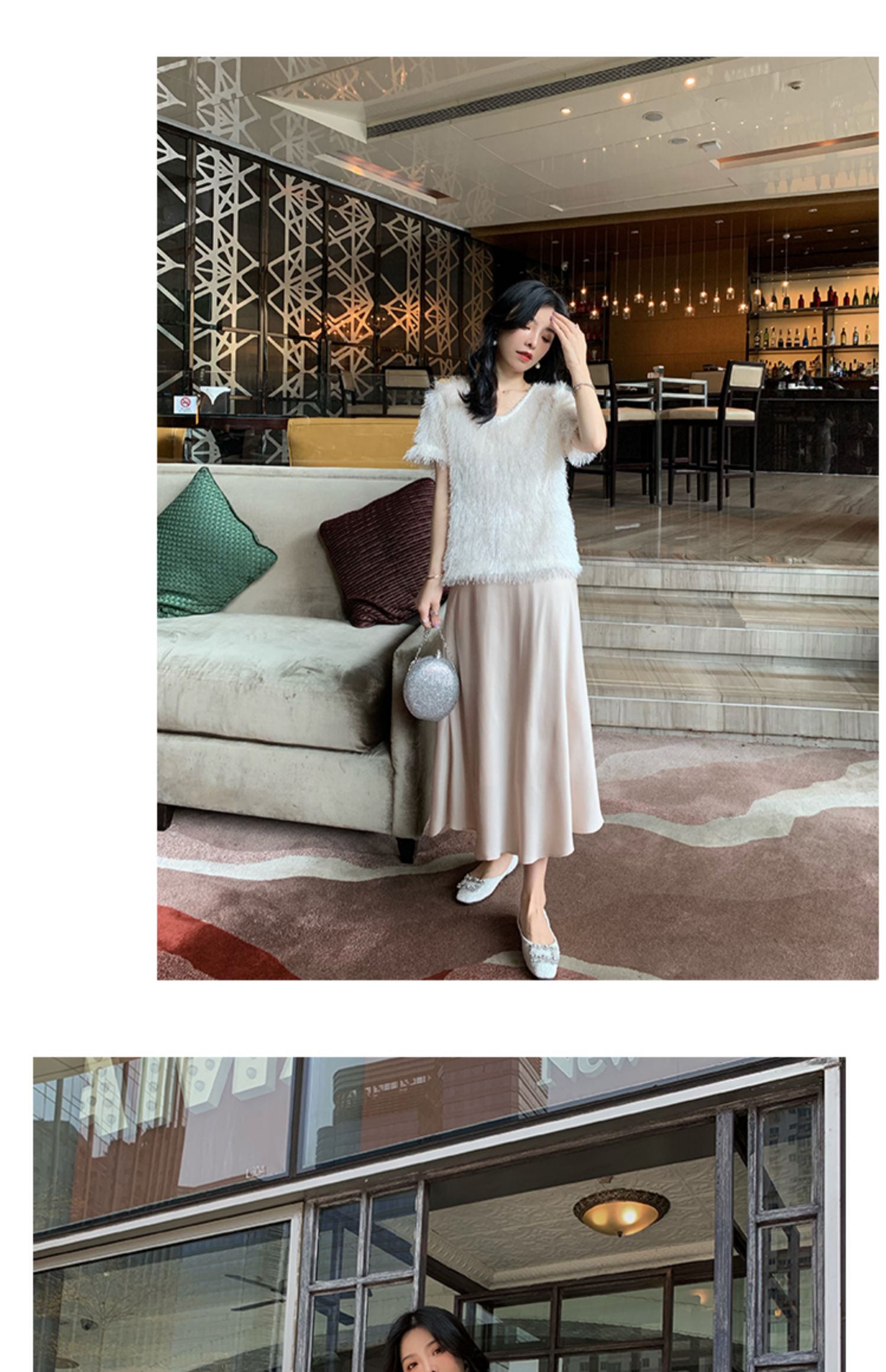 大 汐 Váy satin 2019 mới hè Pháp dài phần bên trong váy quây phía dưới váy nữ - Sản phẩm HOT thời trang nữ 2021