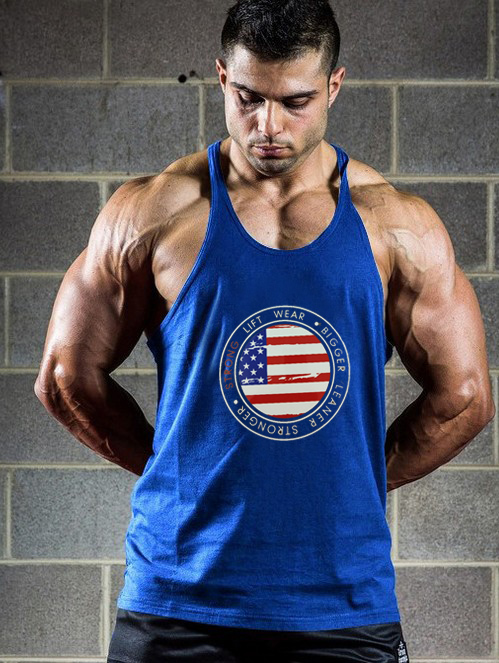 Sản phẩm mới tập thể hình chuyên nghiệp thể hình vest nam gorilla thể thao đào tạo cơ bắp mồ hôi vest nam áo ba lỗ nam cao cấp