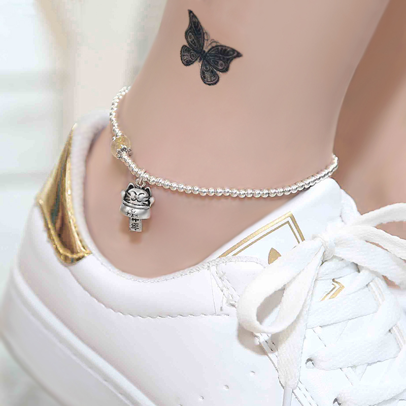 Bracelet de cheville Femme OTHER   en Argenterie - Ref 3104202 Image 1