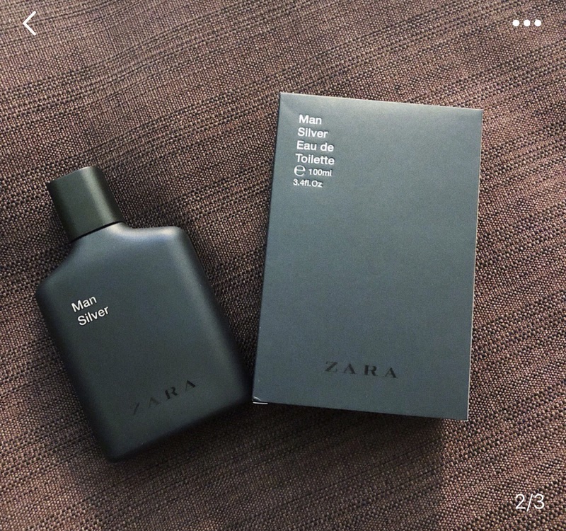 Zara Man Silver Men's Silver Eau De Toilette, Shanghai Counter, Genuine Product