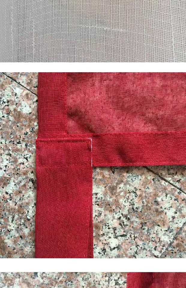 phong cách châu Á gỗ Mỹ bốn cột dây đai giường tán Velcro Đông Nam Trung Quốc giường trắng mã hóa lanh vỏ chéo - Bed Skirts & Valances rèm ký túc xá