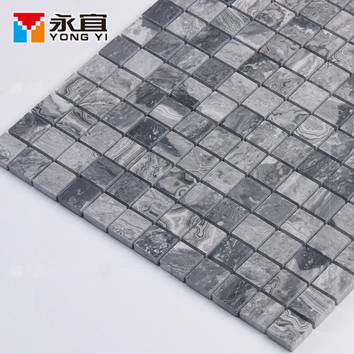 Черно -разум натуральный камень мраморная мозаичная наклейка на стенах