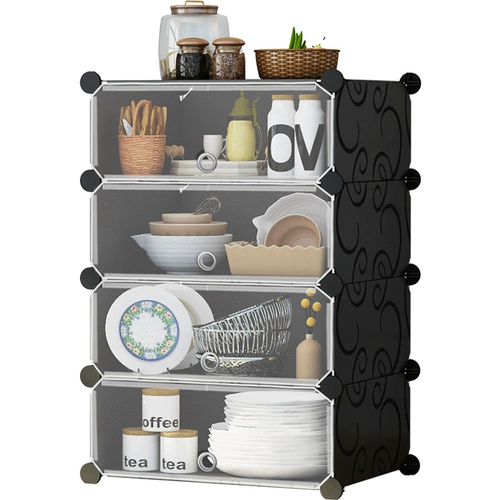 Простая маленькая пластиковая кухня Простая сборка