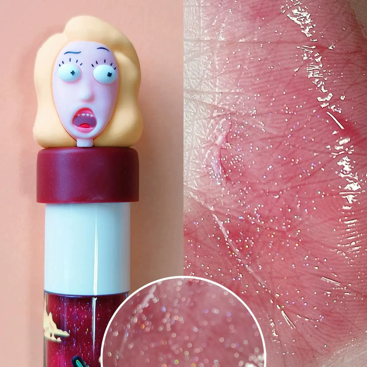 Палетка теней Sheglam Rick and Morty — лимитированная 12 цветов, компактный комплект с блеском и зеркалом