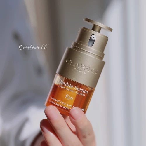 Clarins, омолаживающий крем для глаз, эссенция, разглаживающий осветляющий освежающий красный (черный) чай, 2 в 1, против темных кругов под глазами, 20 мл