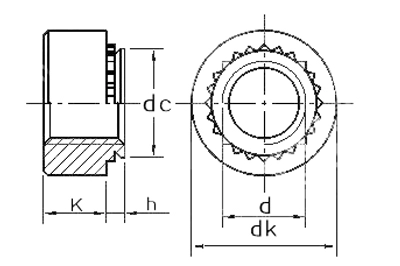 【M3-M10】 Đai ốc đinh tán áp lực bằng thép không gỉ 304 Đai ốc đinh tán áp lực vít bắn sắt con ốc vít