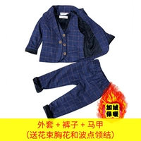 Флисовый комплект, галстук-бабочка на лацкан, 3 предмета