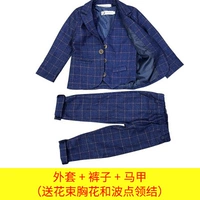 Костюм, комплект, галстук-бабочка на лацкан, 3 предмета