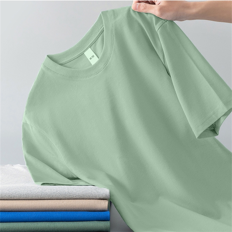 Cheap 9.9 Breathable Ice Silk Short-Sleeve T-Shirt for Men, Basic Solid Color Clothing, Half-Sleeve White Base Shirt Top Cheap 9.9 Breathable Ice Silk Short-Sleeve T-Shirt for Men, Basic Solid Color Clothing, Half-Sleeve White Base Shirt Top