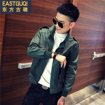 2019 autumn function jacket mens tooling jacket trend Korean handsome boy slim casual jacket jacket