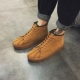 Lin uốn cong giày nam dụng cụ giày nam ngoài trời Martin ủng da mờ ủng mùa thu và mùa đông giày cao giày cao cổ  air jordan