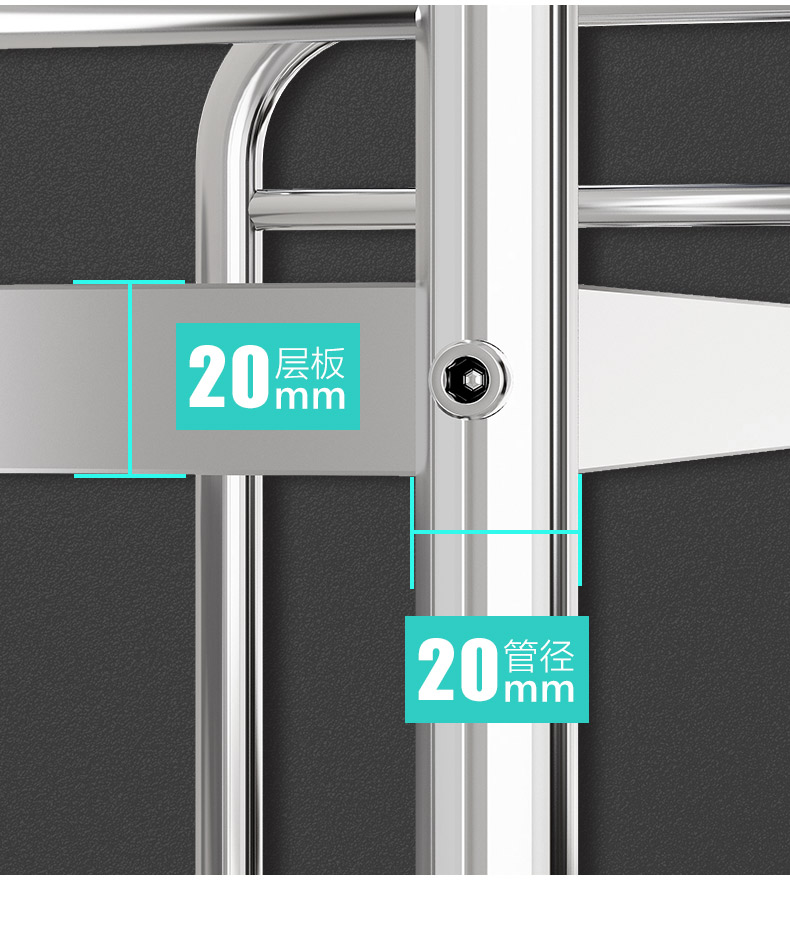 Inox sàn bếp giá nhiều tầng lò vi sóng lưu trữ kệ lưu trữ kệ bếp nồi rack tủ ke gia vi