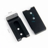 Черный мобильный телефон, ремень, дверная поясная сумка ручной работы, барсетка, фонарь, застежка