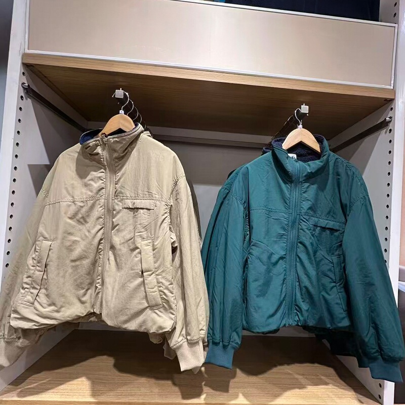 Women's Couple Style Stand Collar Jacket/Polar Fleece Lining Casual Warm Jacket Autumn New Style E487517