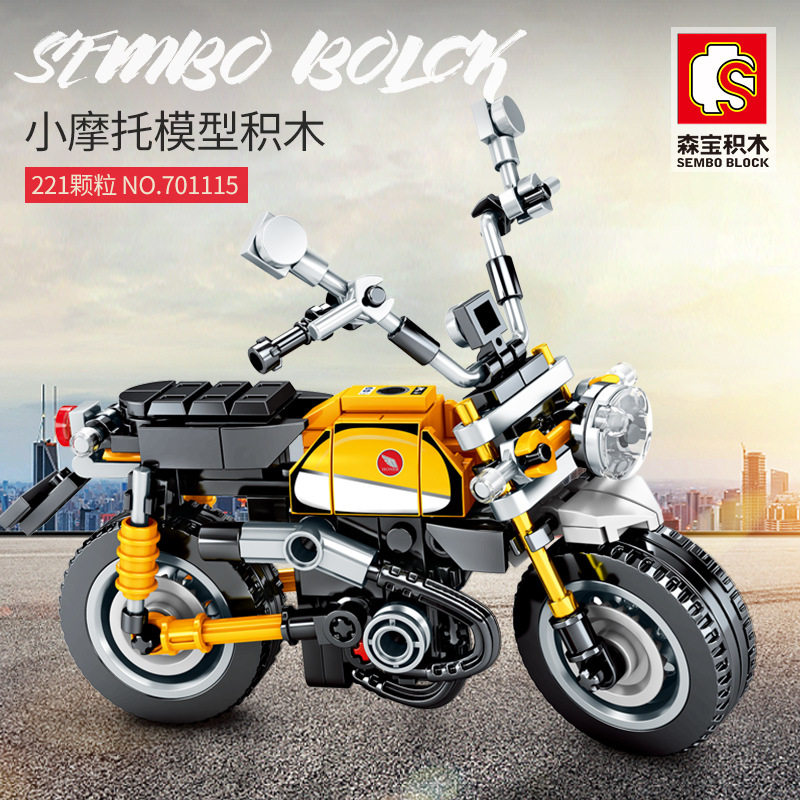 Senbao Building Blocks 701115 Cross-country Locomotive Racing Car Racing Name Car Assembly Model Boy Assembled And Inserted Toy Gift