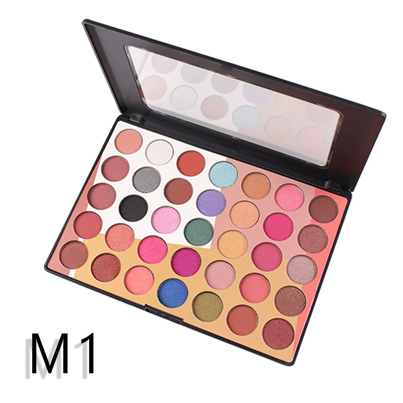 MISS ROSE35 màu mạng đỏ phấn mắt mờ cao pearlescent màu đất bóng mắt cô gái bảng màu trang điểm - Bộ sưu tập trang điểm