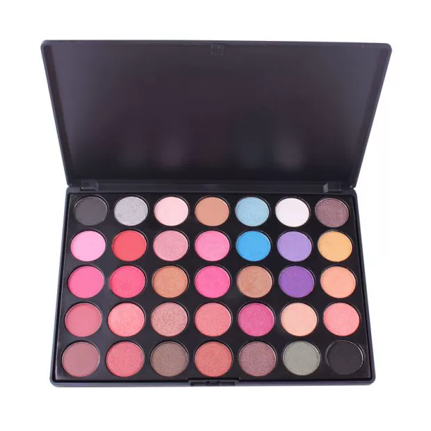 MISS ROSE 35 màu Pearlescent Matte Eyeshadow Smoker Professional Makeup Nhiều màu Bảng phấn mắt - Bộ sưu tập trang điểm