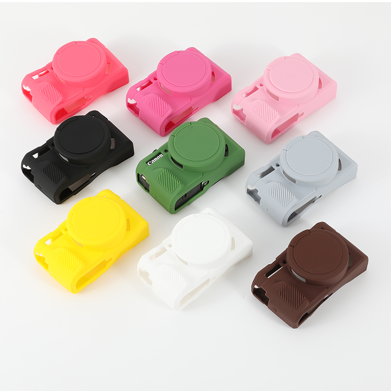 Suitable for Canon G7X2 Digital Camera Silicone Case Canon G7X Mark Ii Mirrorless Camera Protective Case with Cover
