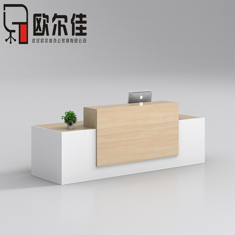 Simple modern light luxury cash register bar shop small company reception desk beauty salon bar counter table