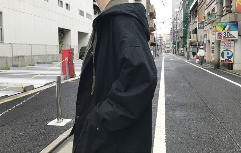 Ông Fang inch 18 mùa xuân mới của Hàn Quốc phiên bản của loose áo gió áo khoác OVERSZIE bat tay áo trùm đầu áo gió mùa thu áo