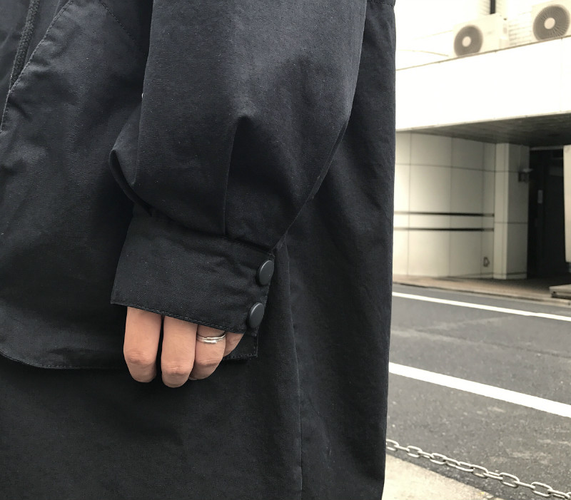 Ông Fang inch 18 mùa xuân mới của Hàn Quốc phiên bản của loose áo gió áo khoác OVERSZIE bat tay áo trùm đầu áo gió mùa thu áo