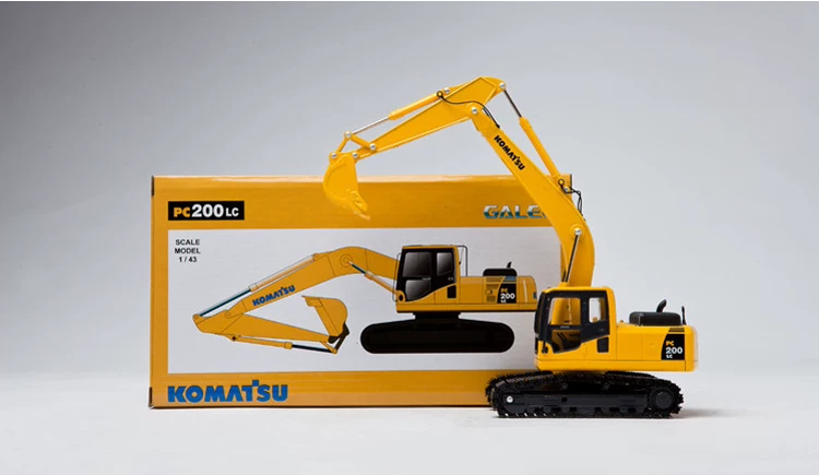 Комatsu Komatsu PC220-8 200-8 экскаватор 1:43 модель экскаватора инженерное транспортное средство сплав 1:50