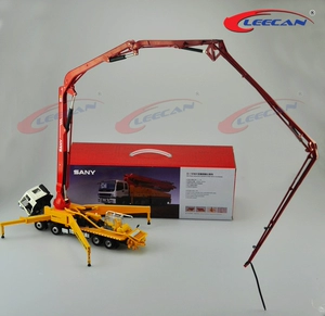 Sanyi Original Sany 50 -Meter X -Ray Becent Cement Pump Truck Fifty Bell Engineering Model 1:38