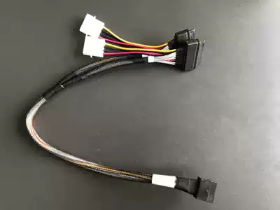 SFF8643 HD MINI SAS To 2XSFF8639 NVME U2 hard drive cable