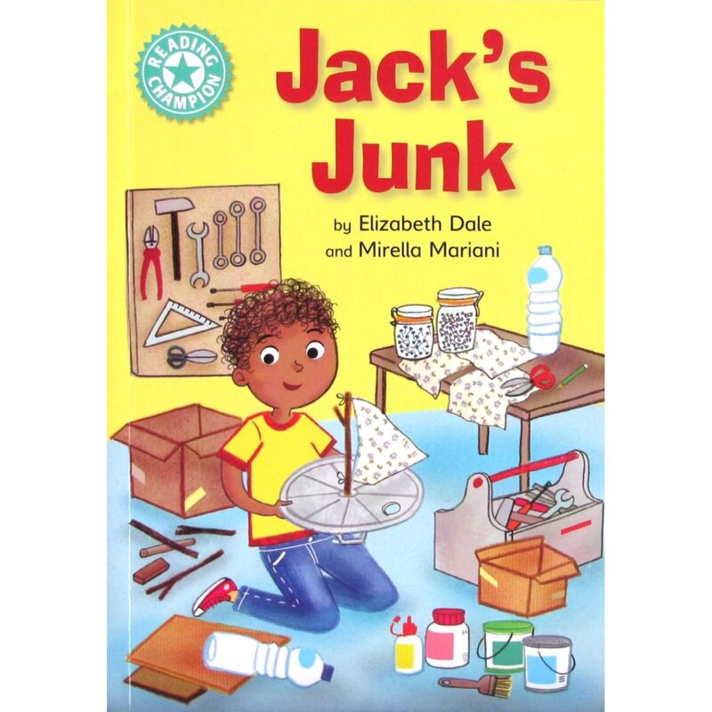 The Original English Book from the Reading Champions Series, Jacksjunk Picture Book, "Jack's Scrap," Created by Elizabeth Dale and Mirrella Mariani, Is Suitable for Children Aged 3-6 to Cultivate Environmental Awareness and Creativity, and Is a Great Book for Parent-Child Reading The Original English Book from the Reading Champions Series, Jacksjunk Picture Book, "Jack's Scrap," Created by Elizabeth Dale and Mirrella Mariani, Is Suitable for Children Aged 3-6 to Cultivate Environmental Awareness and Creativity, and Is a Great Book for Parent-Child Reading