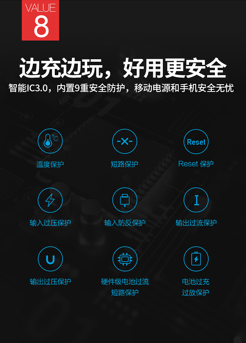 Yu Bo sạc Po 20.000 M 20.000 mA Apple Apple công suất 7plus lớn đấm phổ kim polymer mỏng thông minh điện thoại di động kỹ thuật số chính hãng đầu ra USB kép điện lithium - Ngân hàng điện thoại di động pin dự phòng sạc không dây