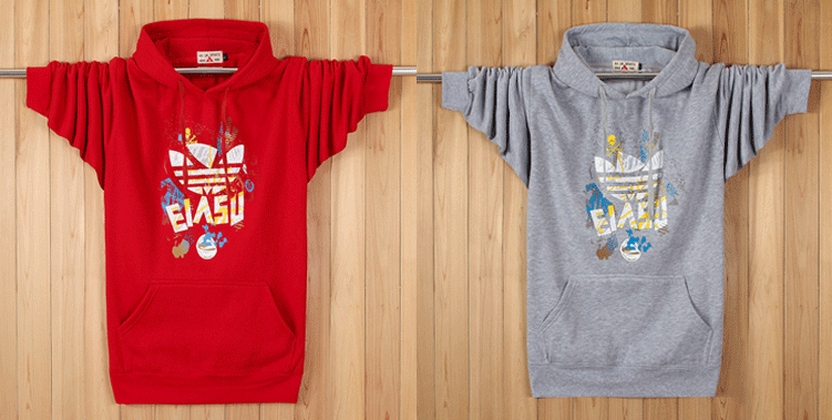 Mùa thu và mùa đông mới kích thước lớn nam giới hoodie trẻ trung cộng với phân bón XL cotton trùm đầu áo len lỏng lẻo quần thể thao