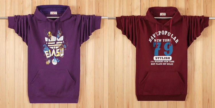 Mùa thu và mùa đông mới kích thước lớn nam giới hoodie trẻ trung cộng với phân bón XL cotton trùm đầu áo len lỏng lẻo quần áo nam đẹp